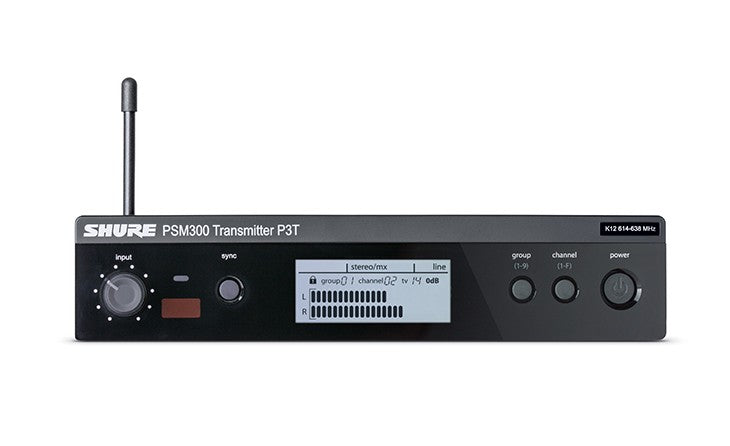 Shure PSM300 Wireless Personal Monitoring System P3TRA215CL Configuration