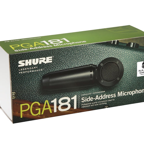 Shure PGA181 Side-Address Condenser Microphone with XLR Cable
