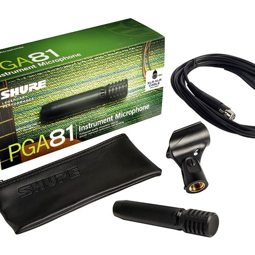 Shure PGA81-XLR Cardioid Condenser Instrument Microphone
