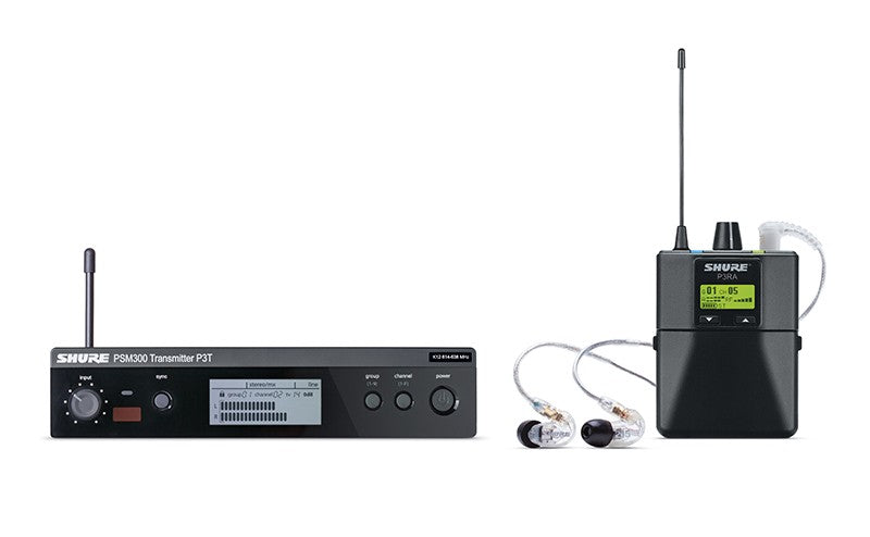 Shure PSM300 Wireless Personal Monitoring System P3TRA215CL Configuration
