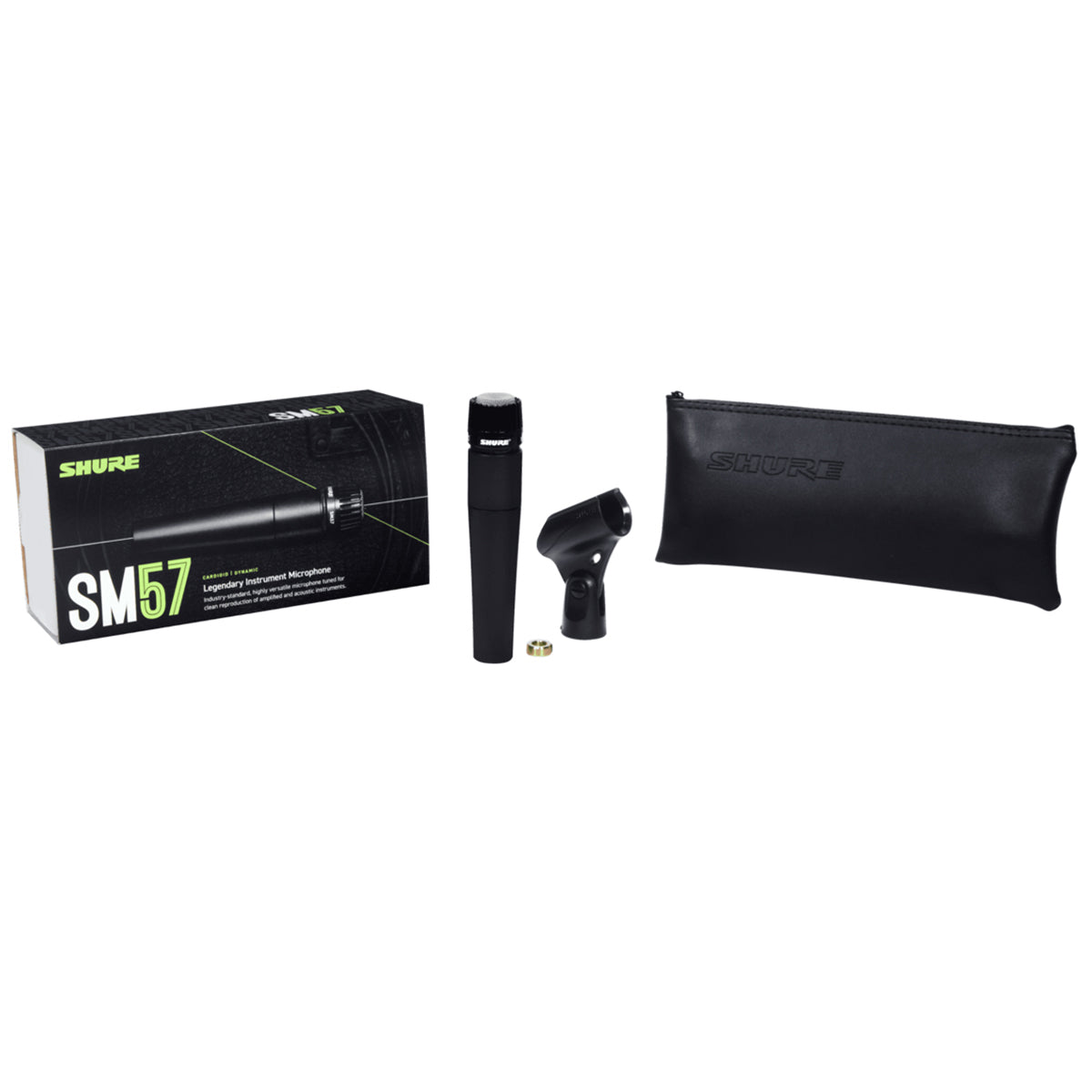 Shure SM57-LC Dynamic Instrument Microphone TWIN PERFORMER Shure SM57-LC Dynamic Instrument Microphone TWIN PERFORMER