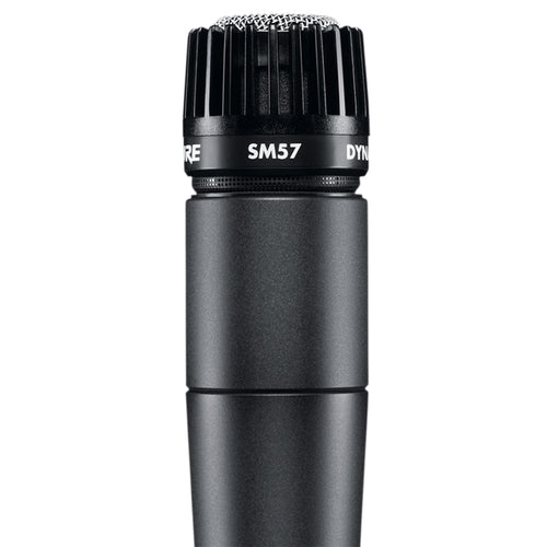 Zoomed in view of the Shure SM57-LC Dynamic Instrument Microphone