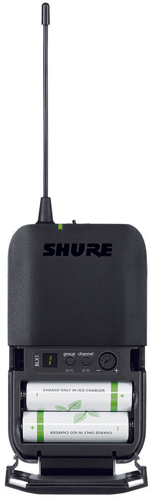 shure bxl14r/mx53to rackmount headworn wireless system