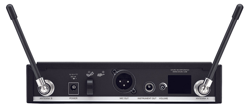 shure bxl14r/w85 rackmount lavalier wireless system