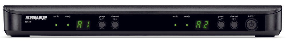 shure blx288/pg58 dual handheld wireless vocal system