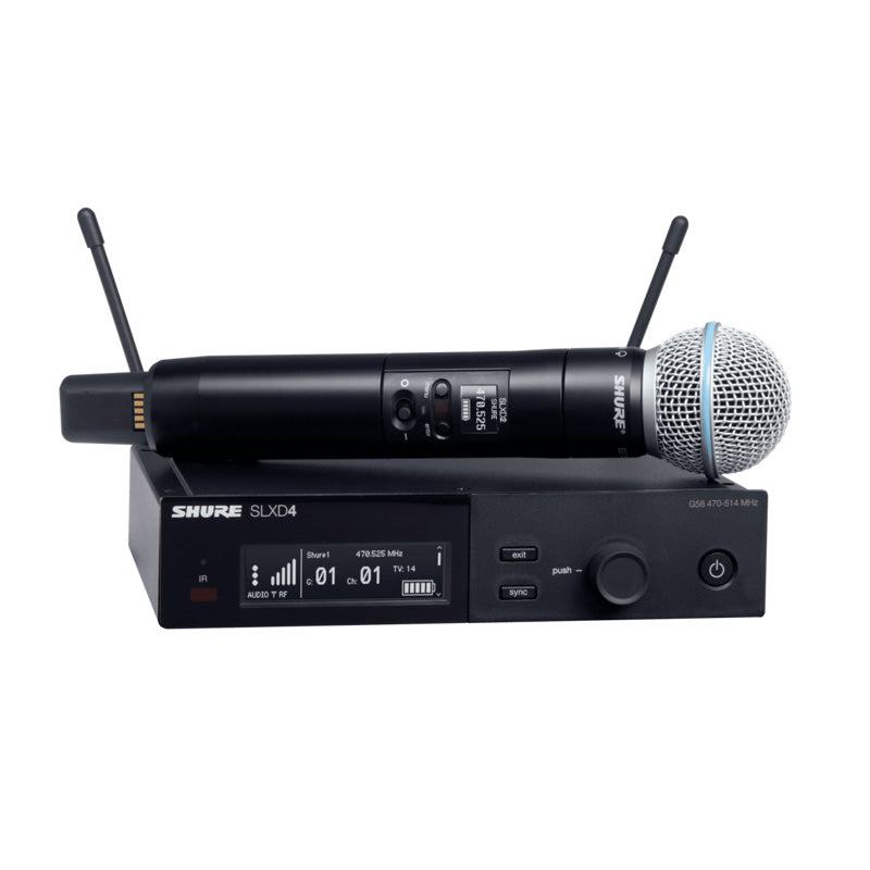 Image of Shure SLX-D Wireless System with B58 Handheld Transmitter