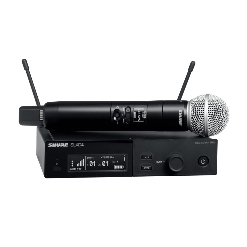Image of Shure SLX-D Wireless System with SM58 Handheld Transmitters