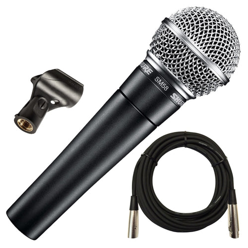 Shure SM58-LC Dynamic Vocal Microphone CABLE KIT