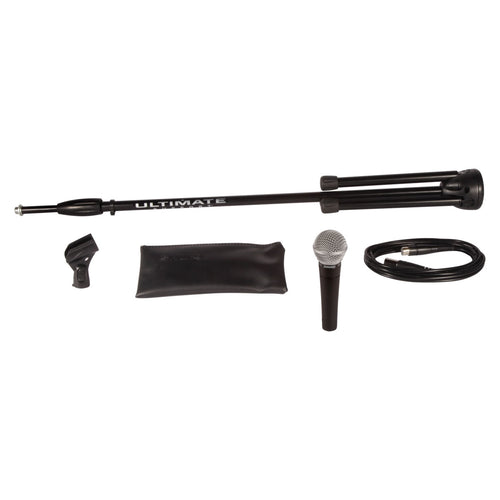 Shure SM58 Dynamic Vocal Microphone Stage Performance Kit