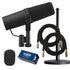 Collage of items in Shure SM7B Dynamic Vocal Microphone CLOUDLIFTER BUNDLE 