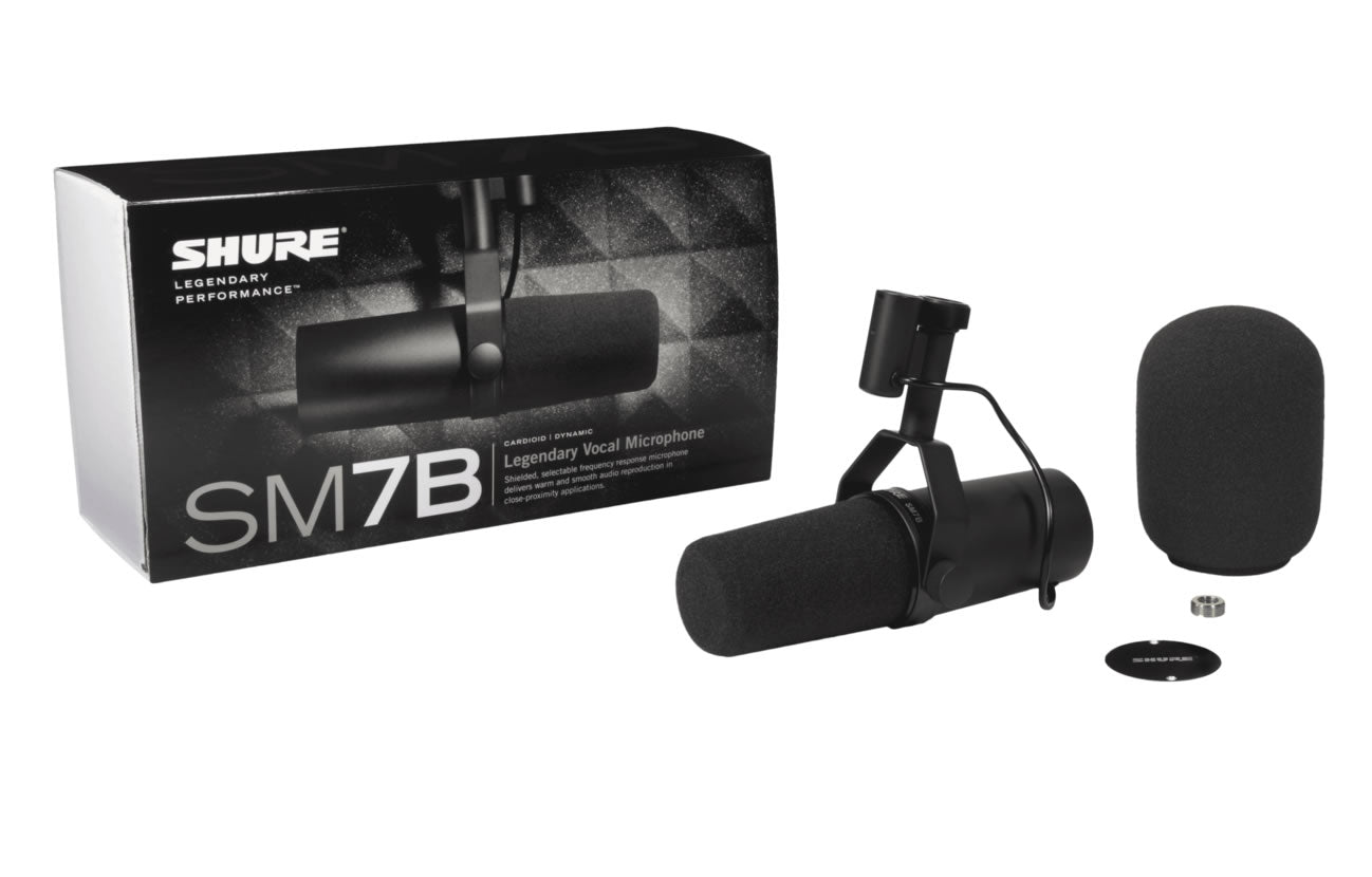 Shure SM7B Dynamic Vocal Microphone CLOUDLIFTER BUNDLE Shure SM7B Dynamic Vocal Microphone CLOUDLIFTER BUNDLE