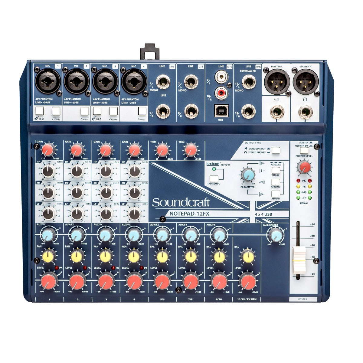 Soundcraft Notepad-12FX Small-Format Analog Mixer with USB – Kraft