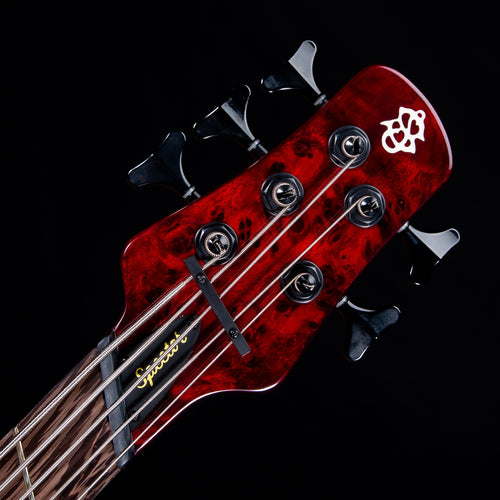 Spector NS Dimension 5 Bass Guitar - Inferno Red Gloss view 4