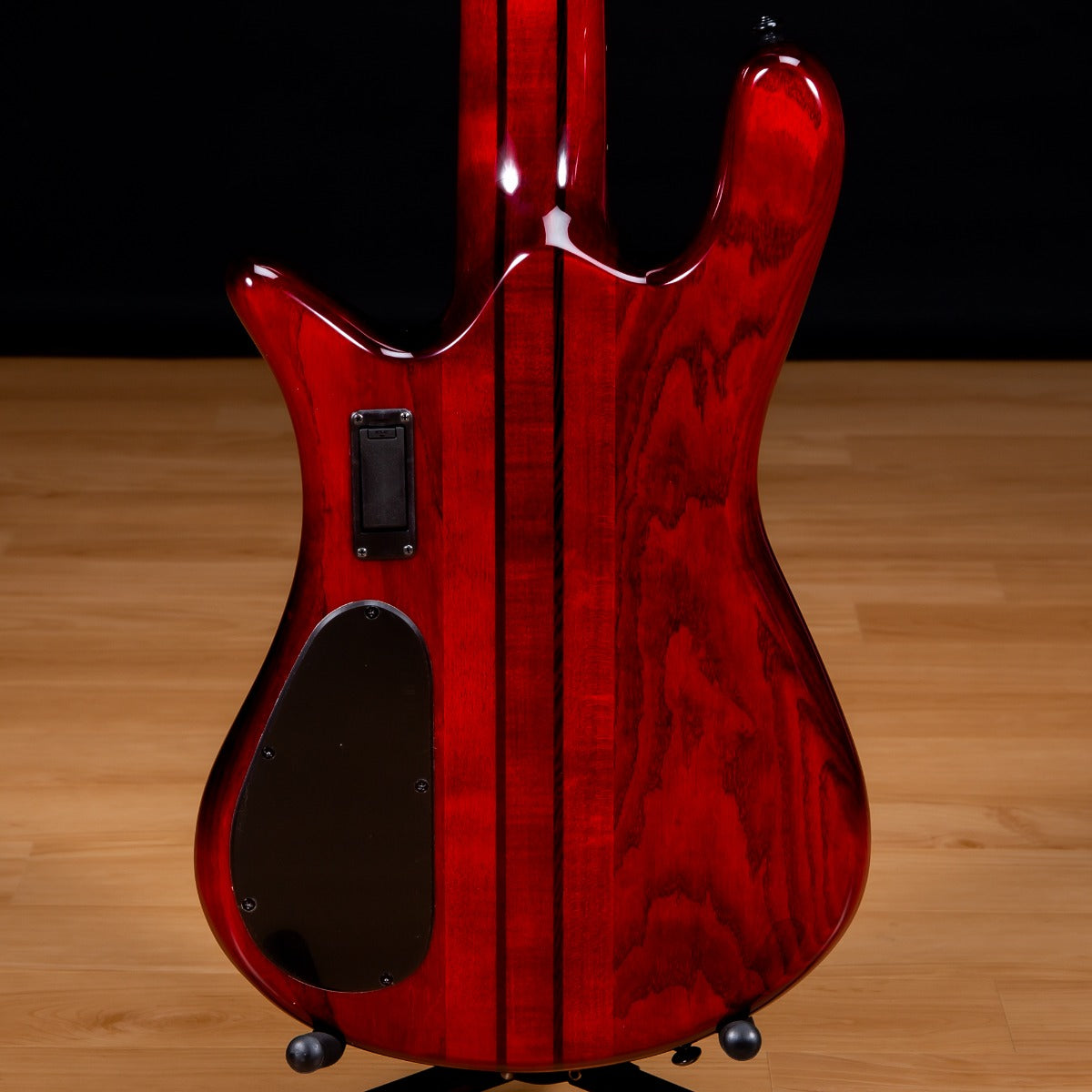 Spector NS Dimension 5 Bass Guitar - Inferno Red Gloss view 3