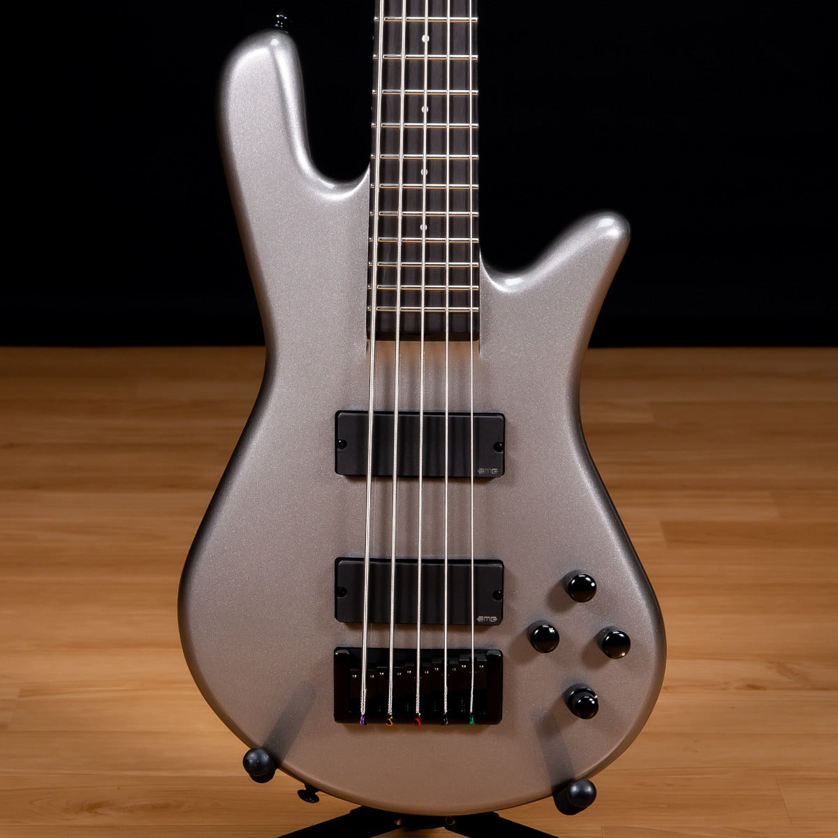 Spector NS Ethos HP 5 Bass Guitar - Gunmetal Gloss view 1