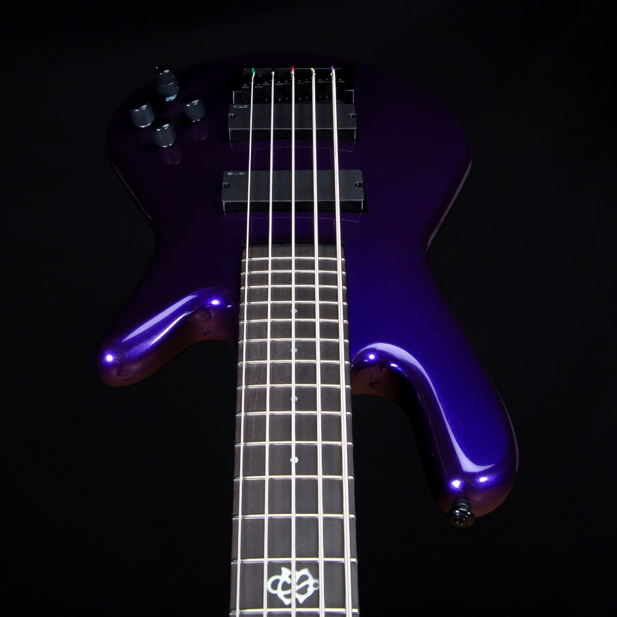 Spector NS Ethos HP 5 Bass Guitar - Plum Crazy Gloss view 7