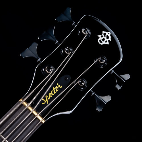 Spector NS Ethos HP 5 Bass Guitar - White Sparkle Gloss view 4