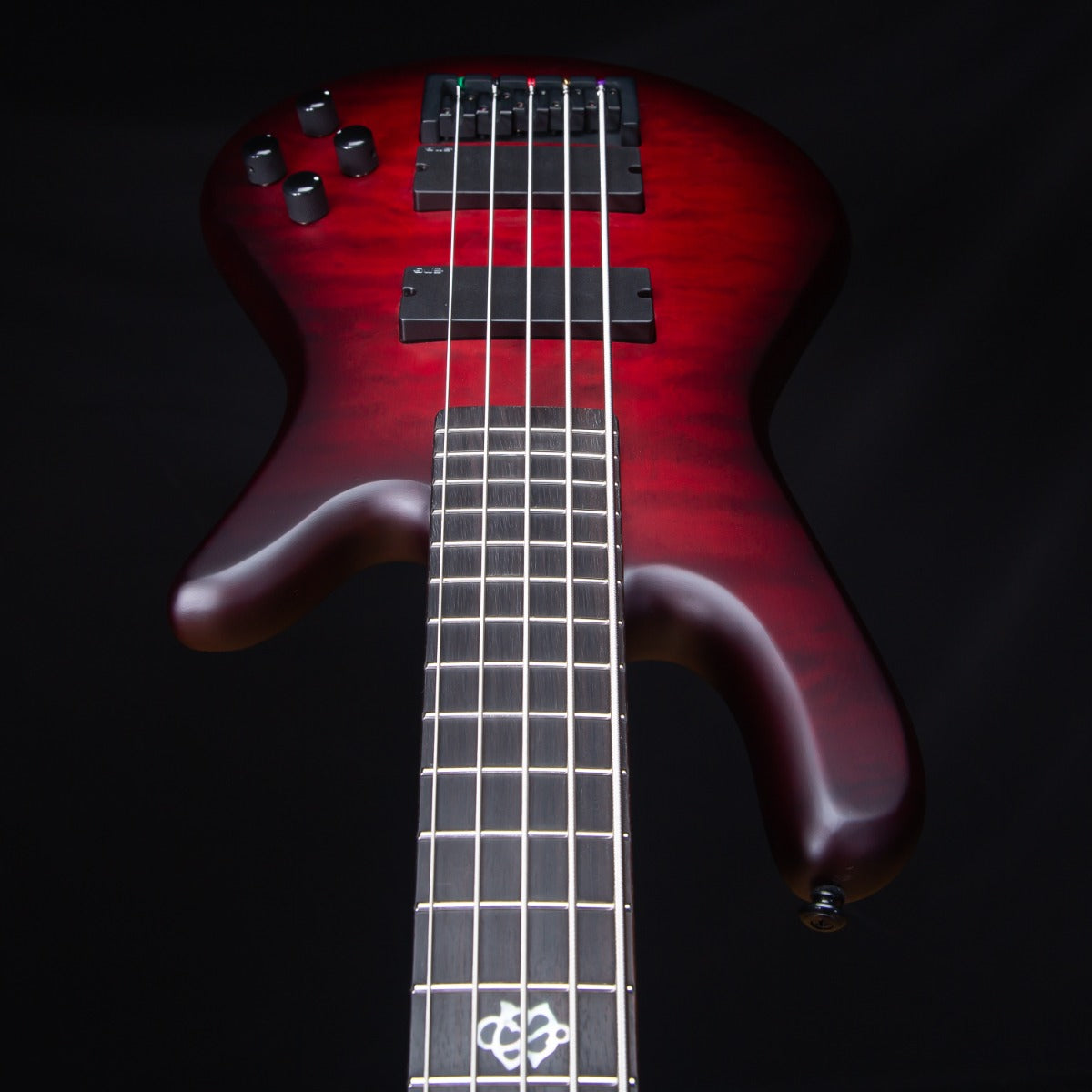 Spector NS Pulse II 5 Bass Guitar - Black Cherry Matte view 9