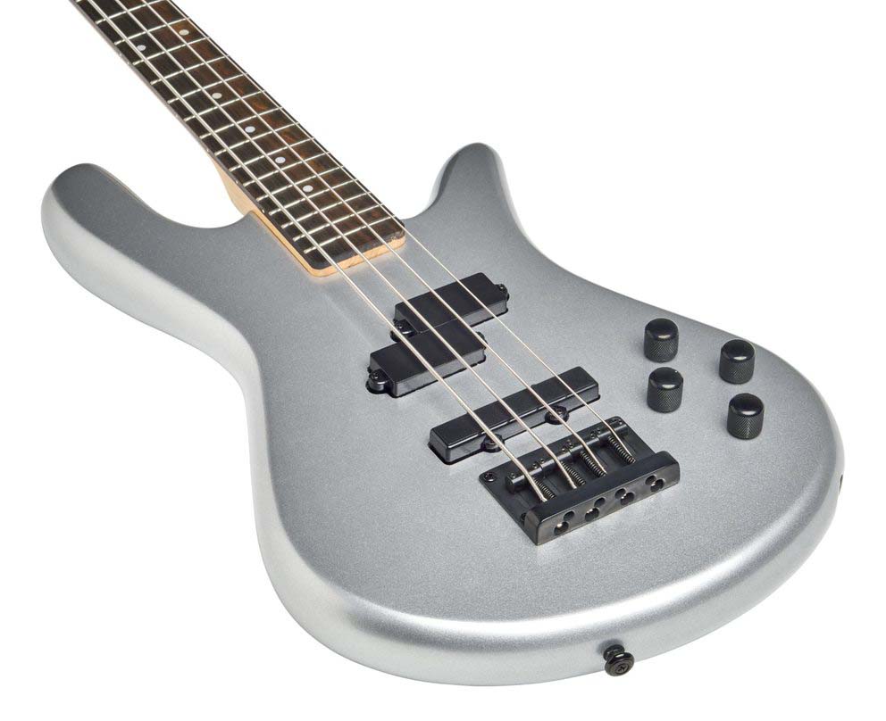 Spector Performer 4 Bass Guitar - Metallic Silver Gloss – Kraft Music