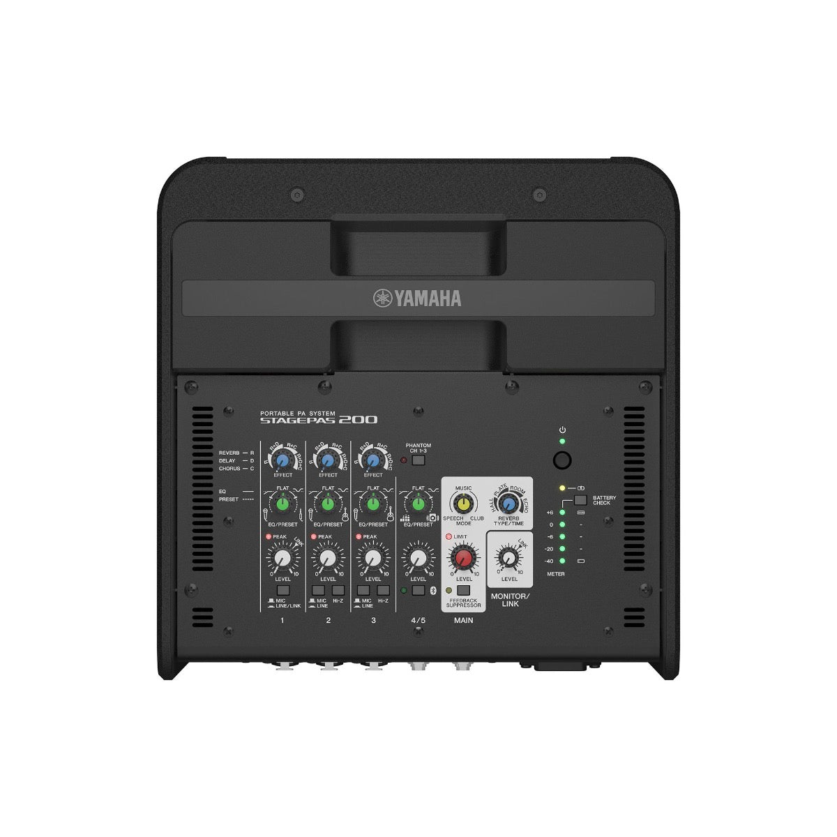 Yamaha STAGEPAS200BTR 8" Battery Powered PA with 5 Channel Mixer, View 7
