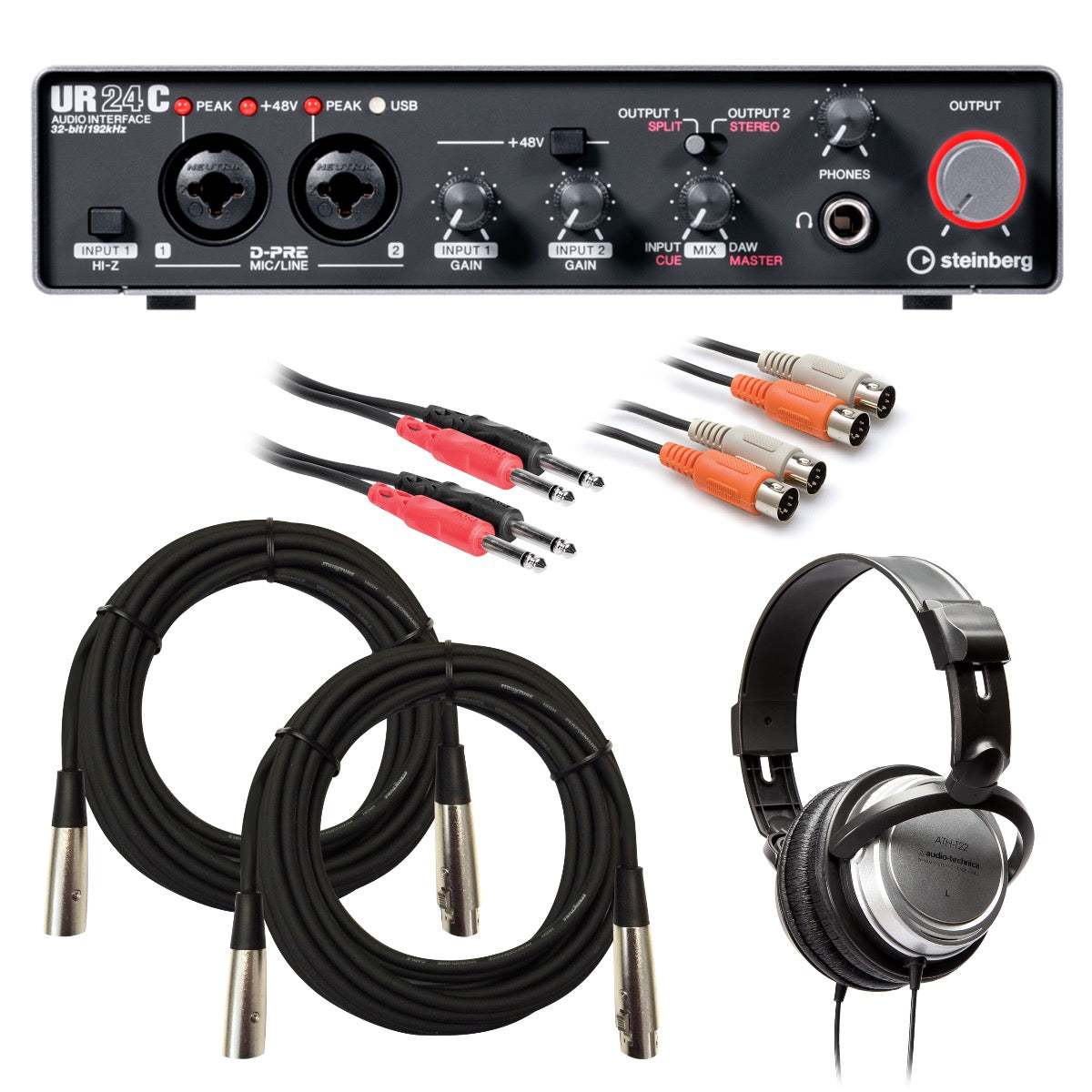 Steinberg UR24C USB Audio Interface BONUS PAK – Kraft Music