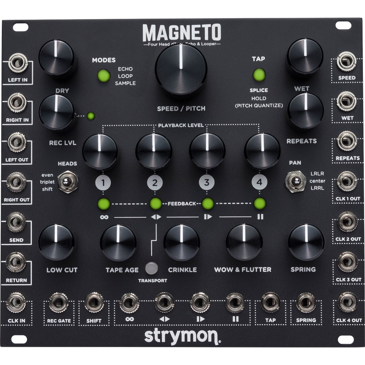 鍵盤楽器 Stymon - Magneto Strymon Magneto Four Head dTape Echo & Looper Effects Module