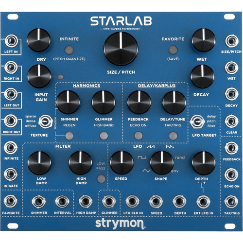Strymon StarLab Time-Warped Reverberator Effects Module View 1