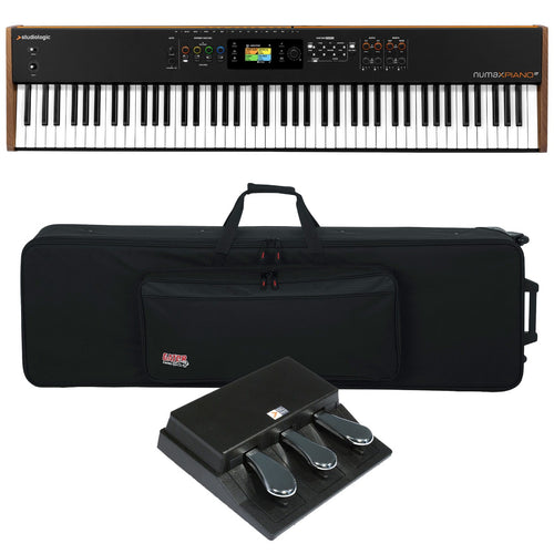 Collage image of the Studiologic Numa X Piano GT Stage Piano CARRY BAG KIT