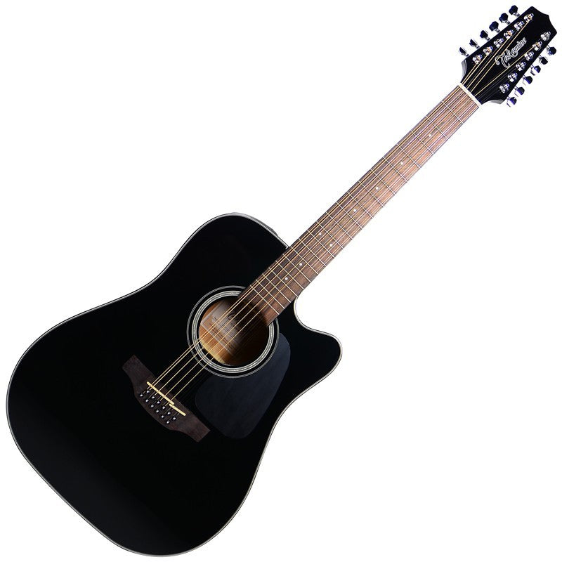 Takamine GD30CE Dreadnought 12-String Acoustic-Electric Guitar - Black