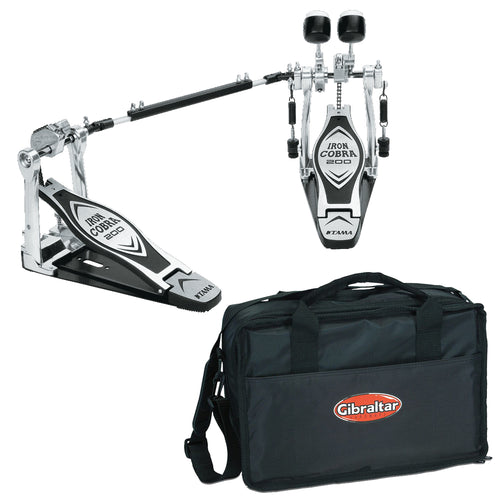 Image of TAMA HP200PTW Iron Cobra Double Bass Drum Pedal and Carry bag