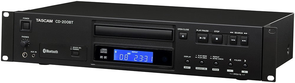 TASCAM CD-200BT CD Player and Bluetooth Receiver