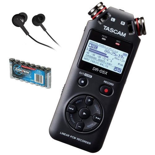 TASCAM DR-05X Handheld Stereo Recorder BONUS PAK