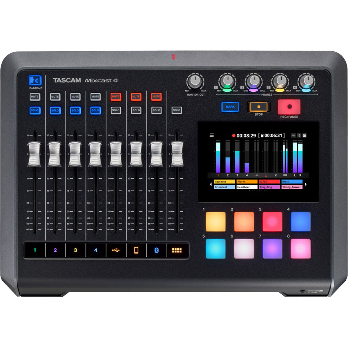 TASCAM Mixcast4 本体 + 付属品 + ケース TASCAM Mixcast4 本体 + 付属品 + ケース