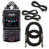 Collage image of the TASCAM Portacapture X6 32bit Portable Recorder CABLE KIT