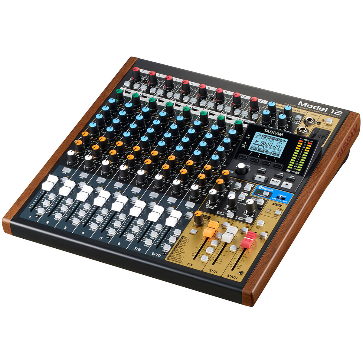 Tascam Model 12 Multi-Track Live Recording Console, View 8