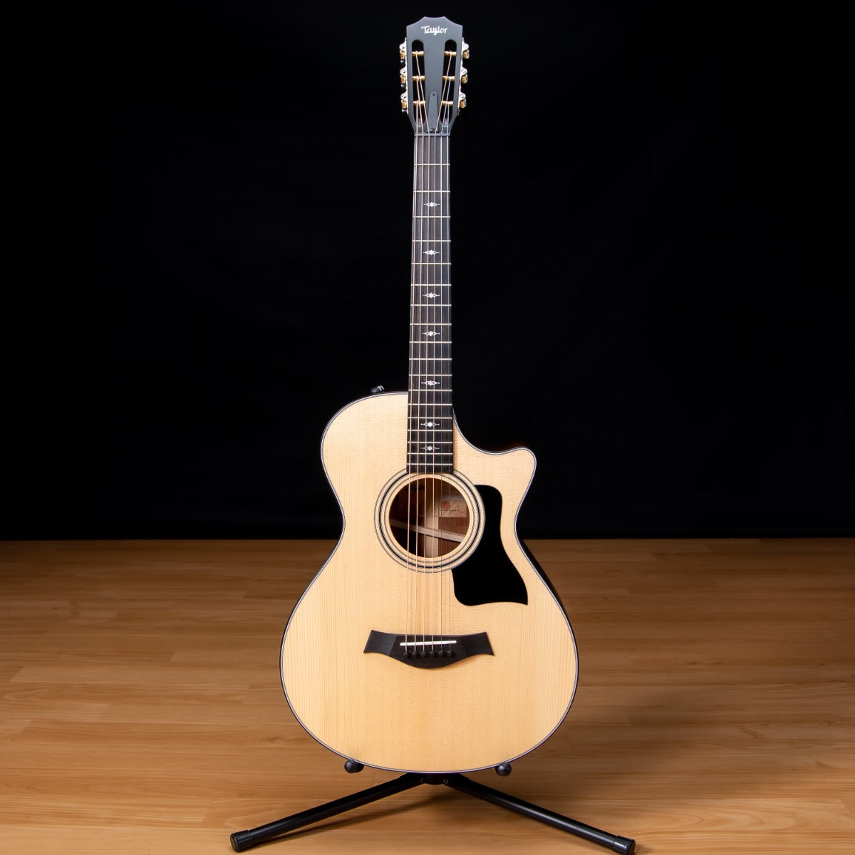 Taylor 312ce 12-fret V-Class Acoustic-Electric Guitar - Natural view 2