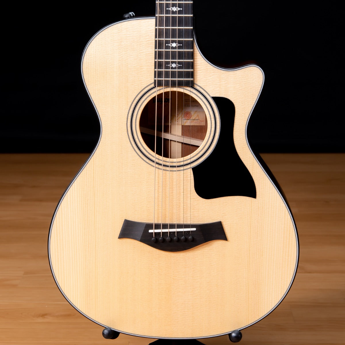 Taylor 312ce 12-fret V-Class Acoustic-Electric Guitar - Natural view 1