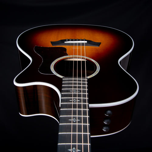 Taylor 414ce Acoustic Electric Guitar - Tobacco Sunburst view 9