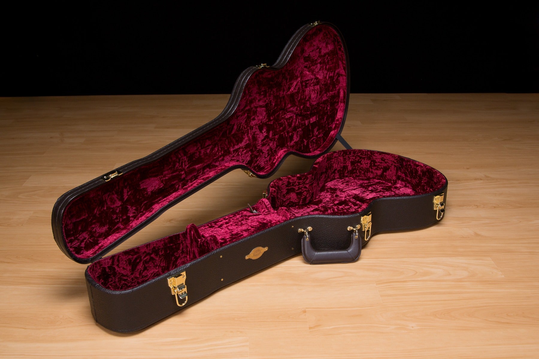 Included guitar case for the Taylor 214ce-BLK DLX Acoustic-Electric Guitar - Black view 2