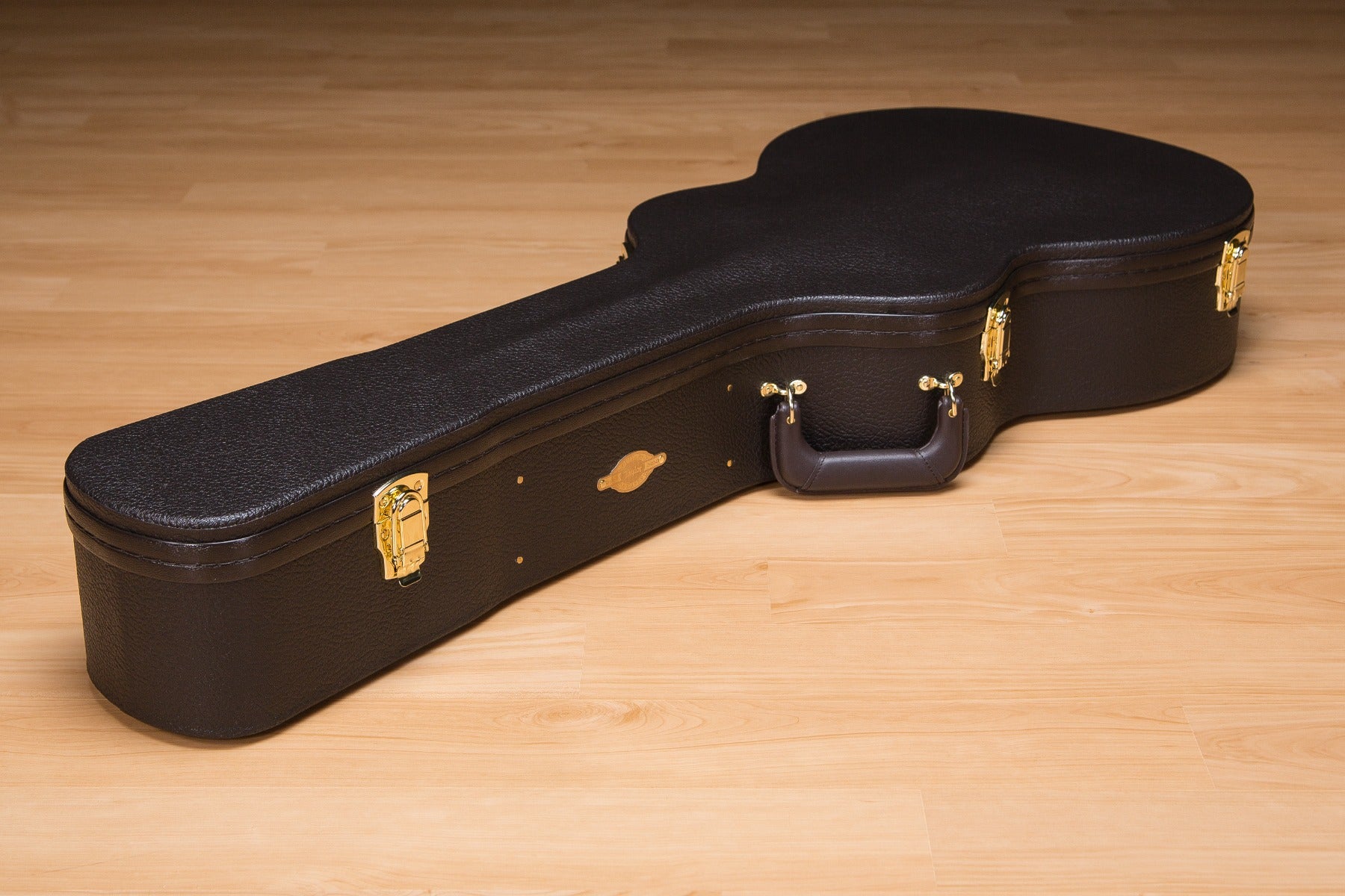 Included guitar case for the Taylor 214ce-BLK DLX Acoustic-Electric Guitar - Black view 1