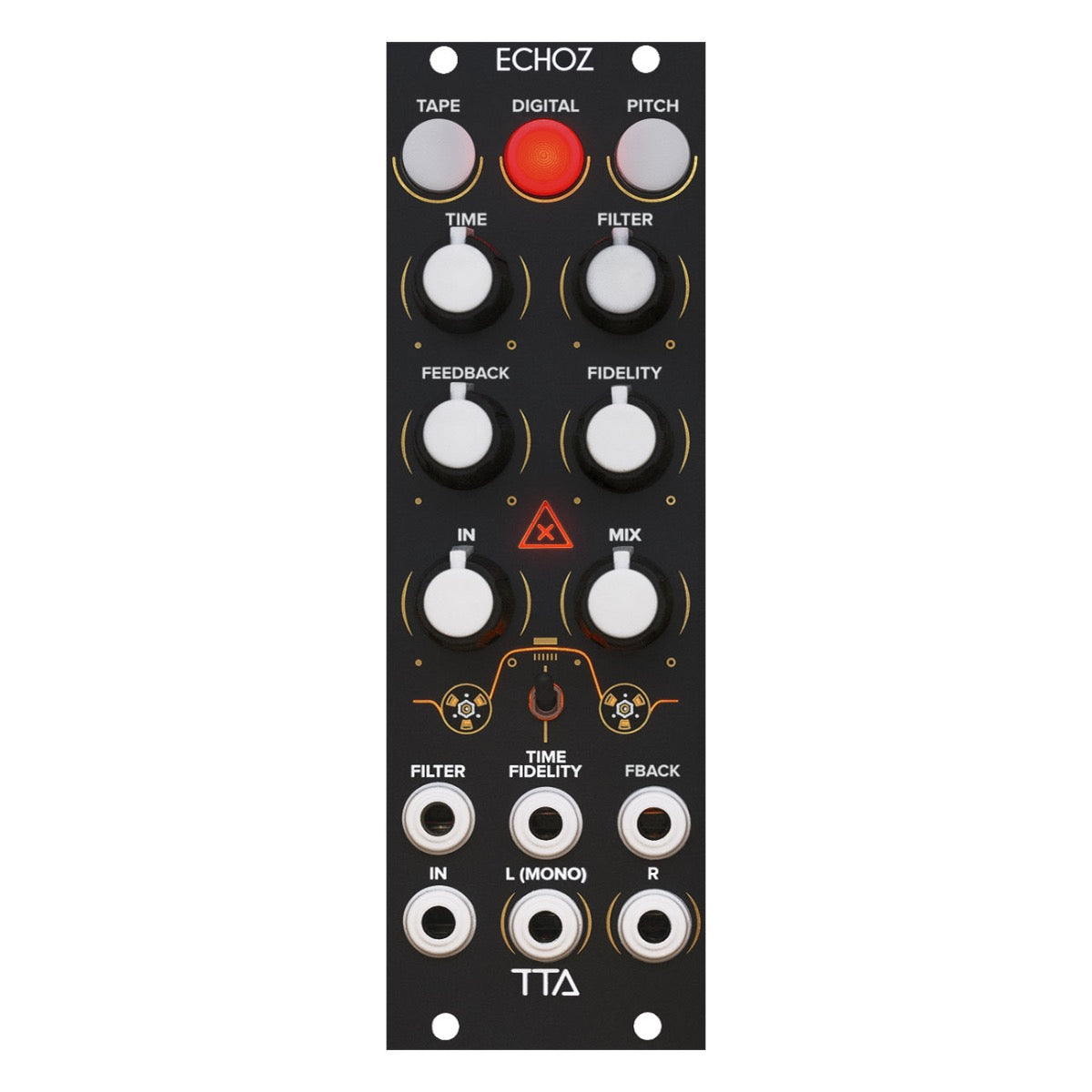 Tiptop Audio ECHOZ Delay Effects Module - Black Panel