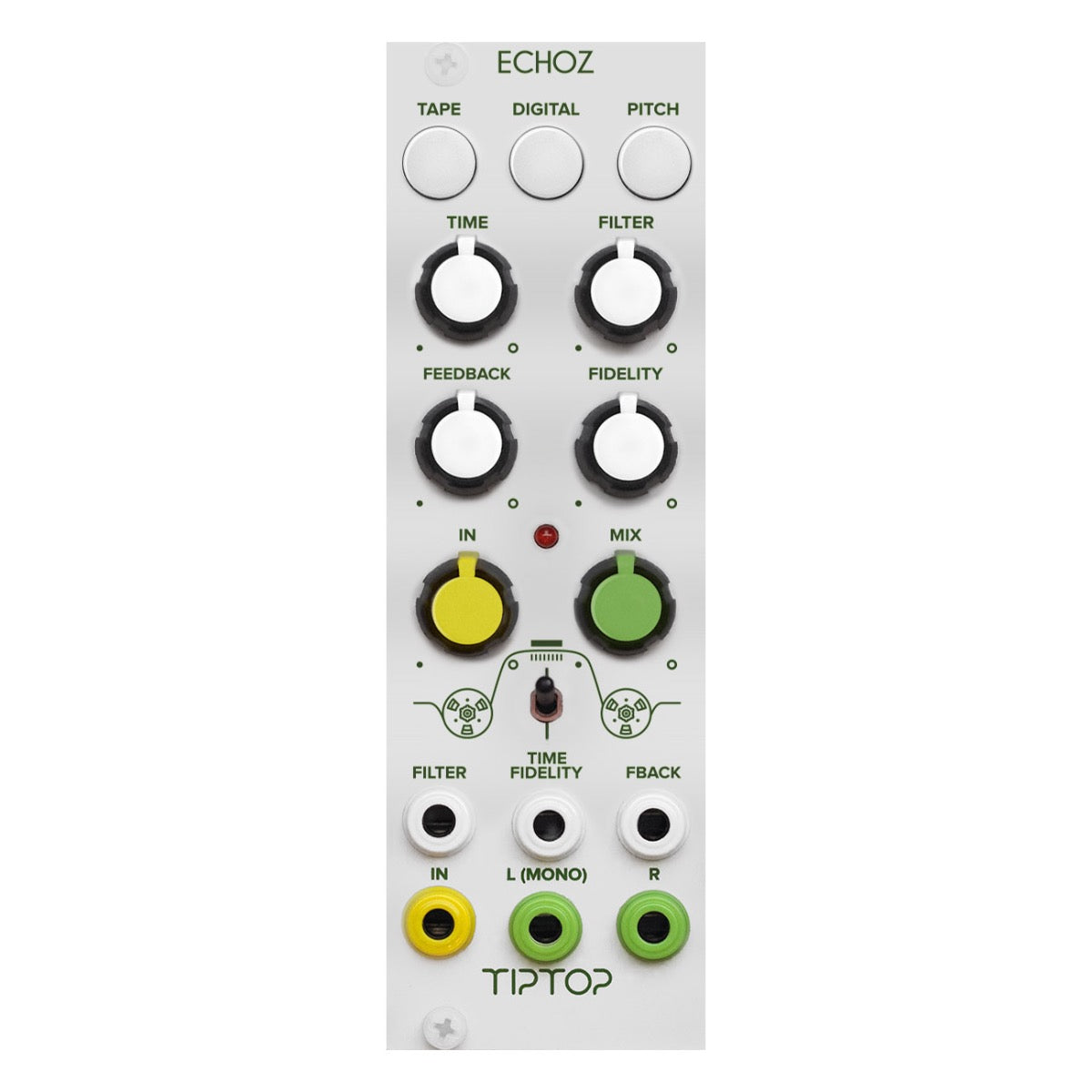 Tiptop Audio ECHOZ Delay Effects Module - White Panel