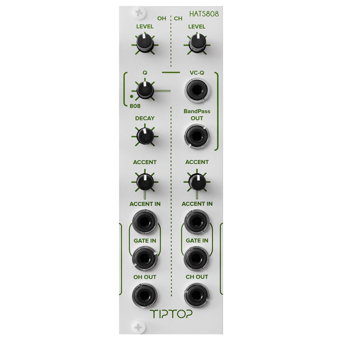Tiptop Audio HATS808 Analog Hi-hats Drum Module