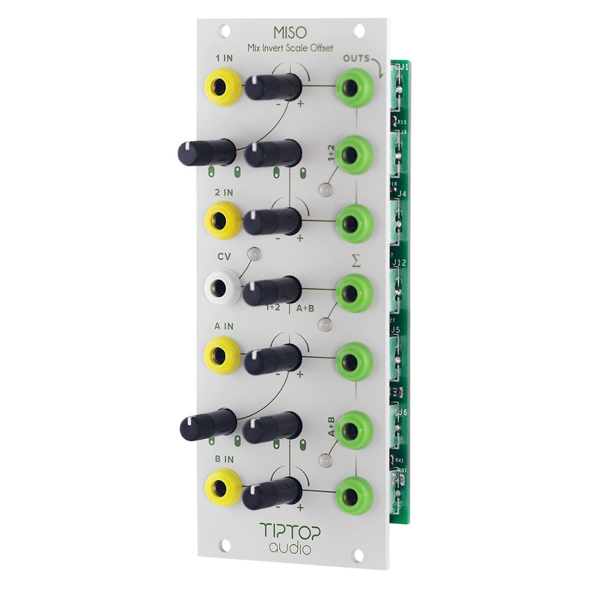 Tiptop Audio MISO Mix, Invert, Scale, Offset Utility Module