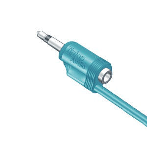 Tiptop Audio Stackcable 40cm Cyan Patch Cable