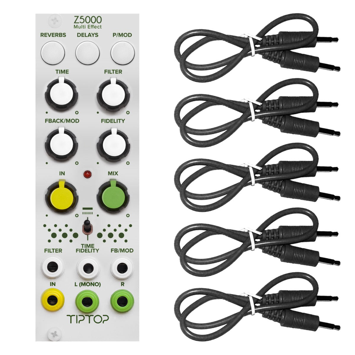 Tiptop Audio Z5000 Multi Effects Module - White Panel BLACK