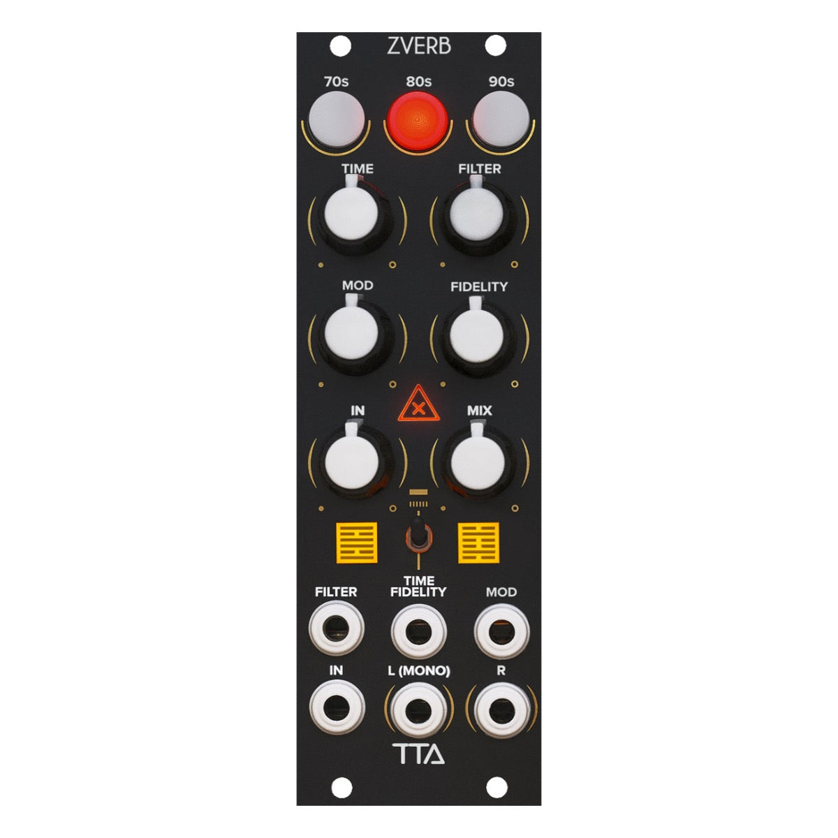 Tiptop Audio ZVERB Reverb Effects Module - Black Panel