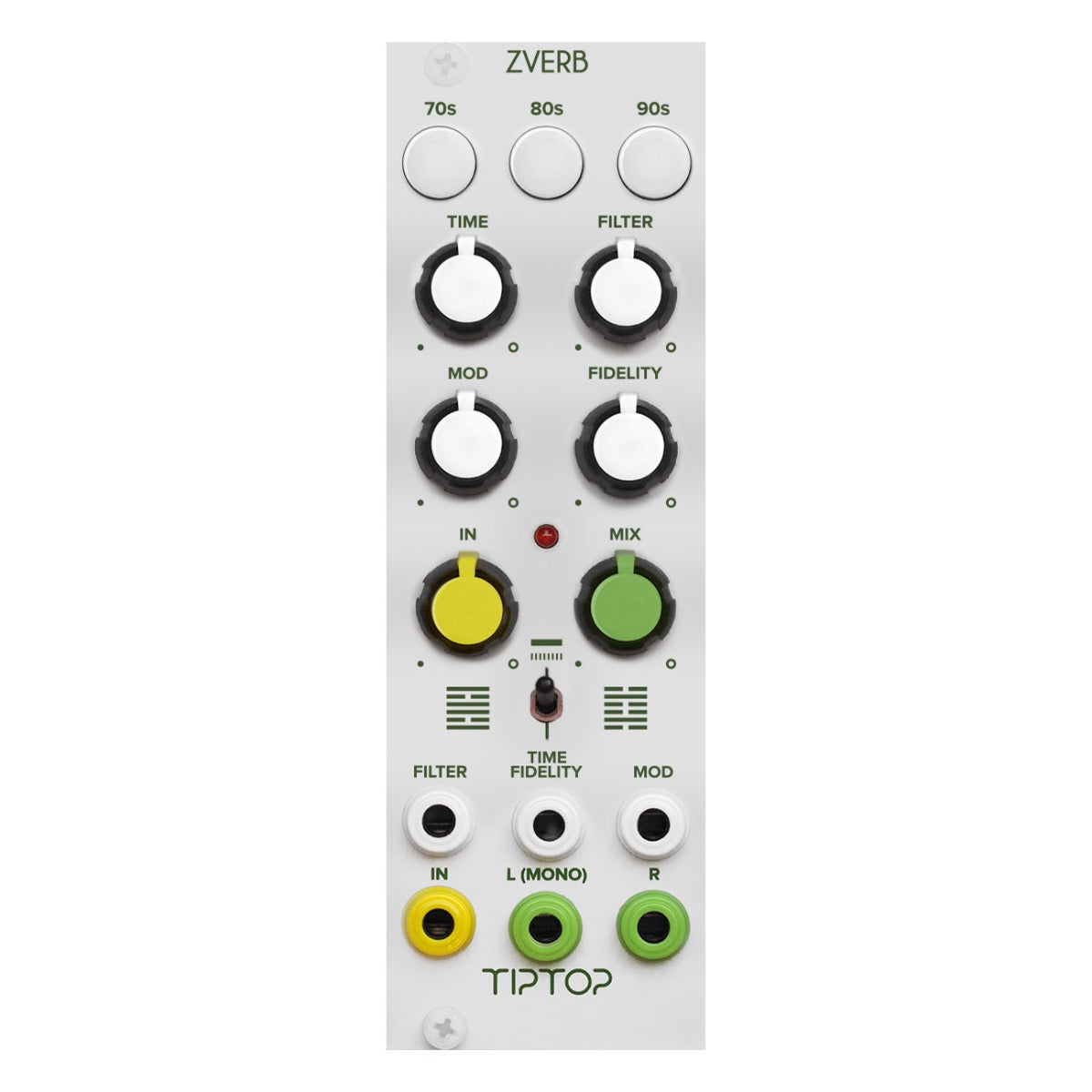 Tiptop Audio ZVERB Reverb Effects Module - White Panel