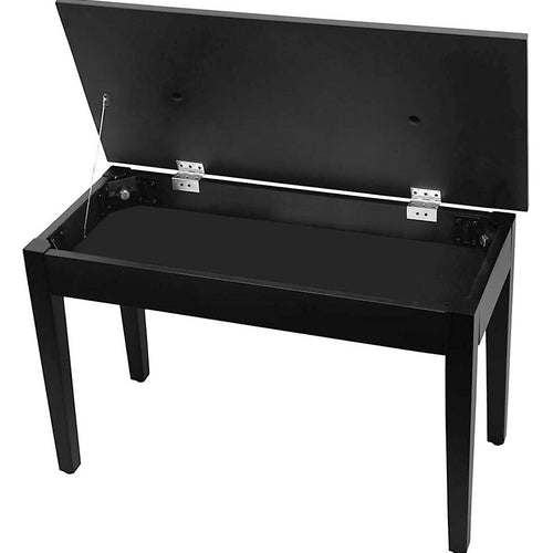 On-Stage KB8904B Black Flip-Top Wood Piano Bench