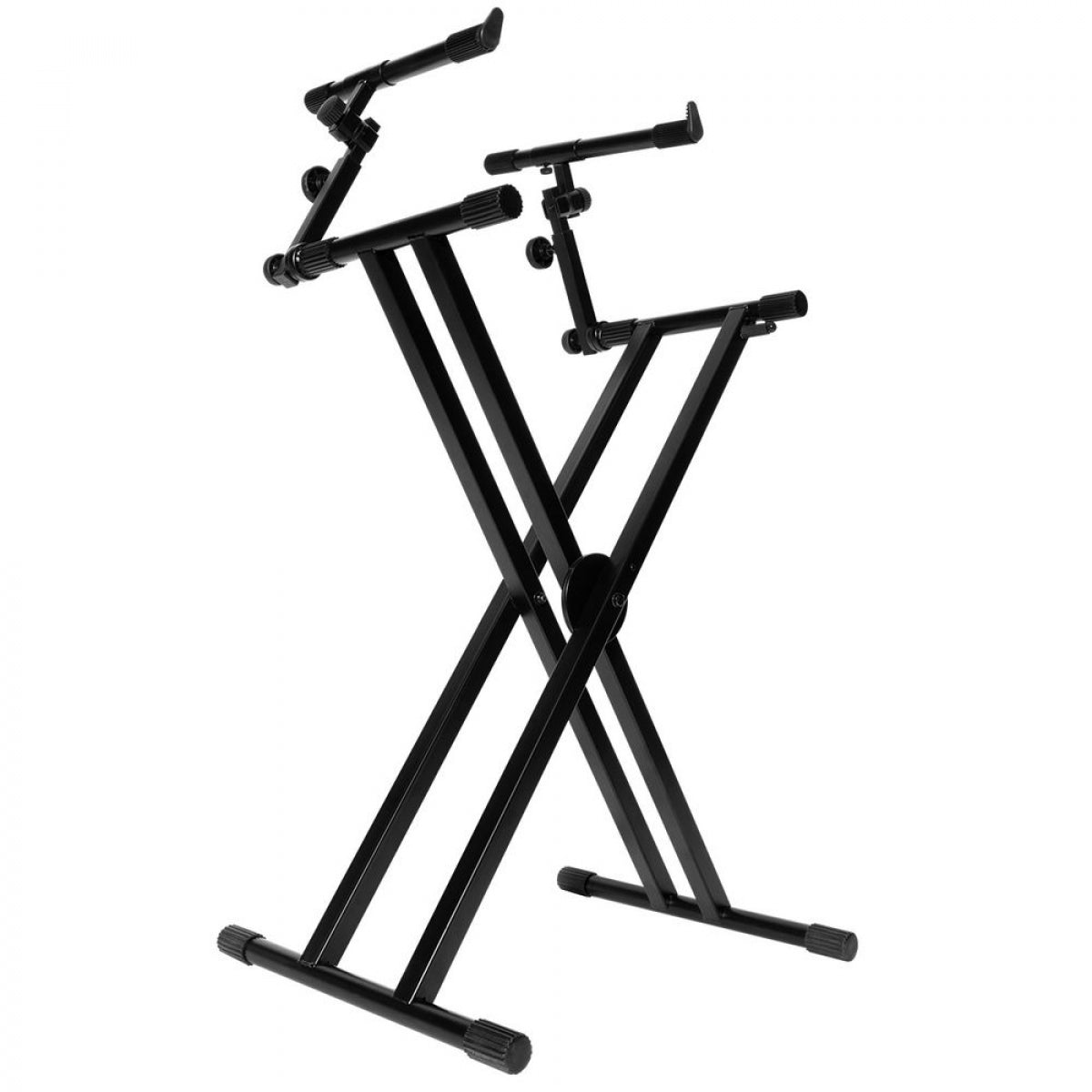 On-Stage KS7292 Double-X Ergo Lok Keyboard Stand with 2nd Tier